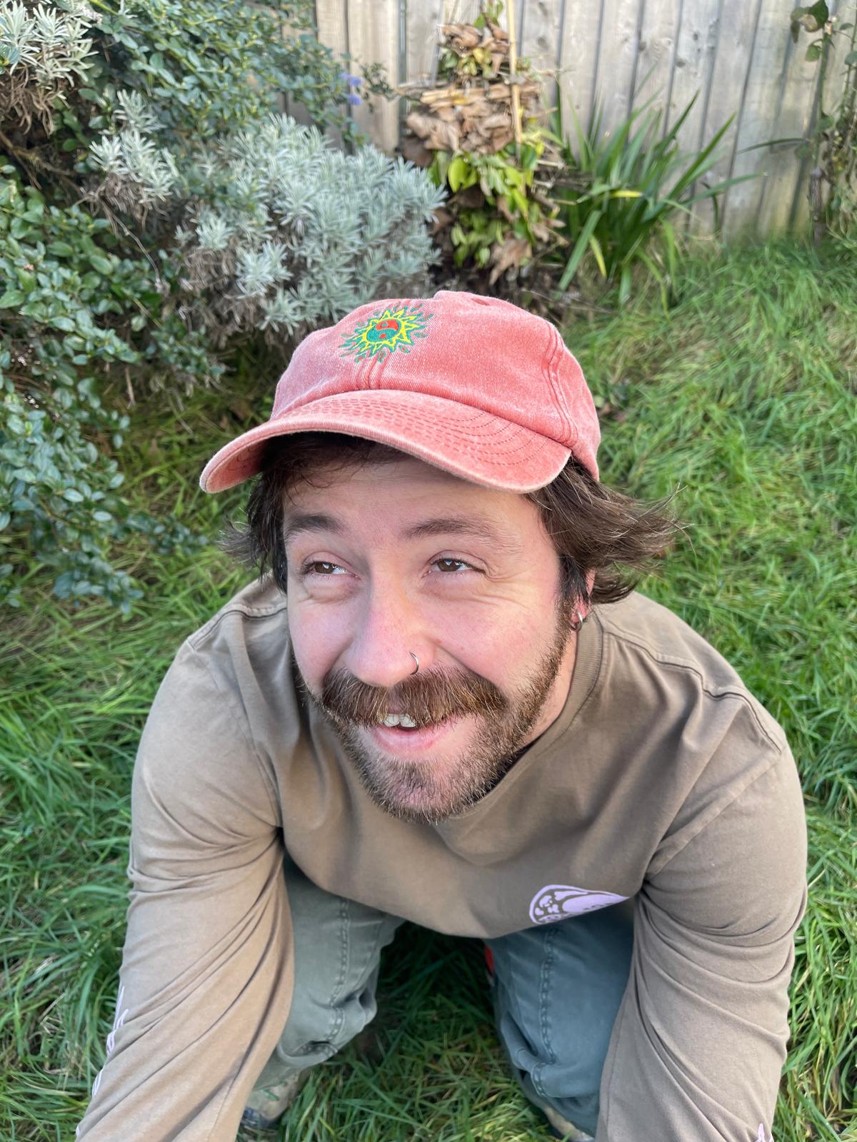 Peace Sun Cap (Orange)